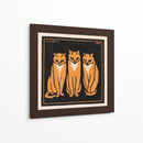 Tres gatos - Julie de Graag | Cuadro decorativo de Canvas Lab