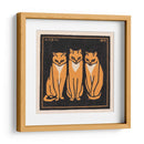 Tres gatos - Julie de Graag | Cuadro decorativo de Canvas Lab