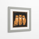 Tres gatos - Julie de Graag | Cuadro decorativo de Canvas Lab