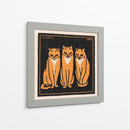 Tres gatos - Julie de Graag | Cuadro decorativo de Canvas Lab