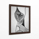 Gato en carboncillo - mem | Cuadro decorativo de Canvas Lab