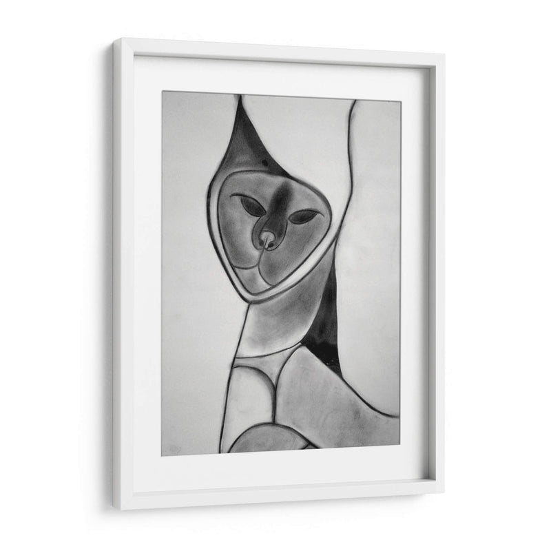 Gato en carboncillo - mem | Cuadro decorativo de Canvas Lab