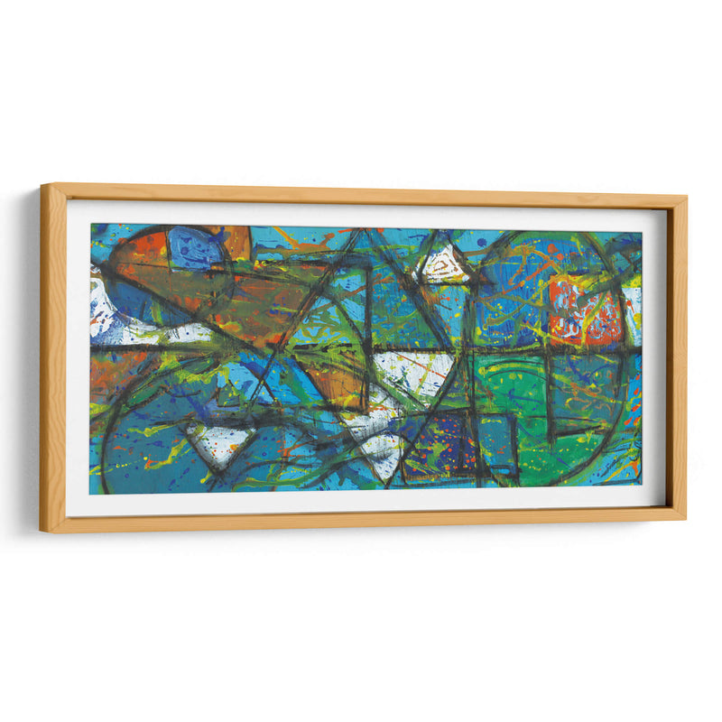 Geométricas horizontal - mem | Cuadro decorativo de Canvas Lab