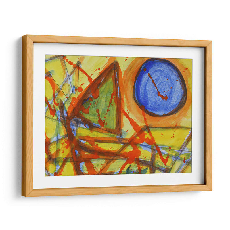 Luna con triángulo - mem | Cuadro decorativo de Canvas Lab