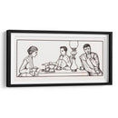 Tres personas en un comedor - Julie de Graag | Cuadro decorativo de Canvas Lab