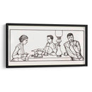 Tres personas en un comedor - Julie de Graag | Cuadro decorativo de Canvas Lab