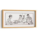 Tres personas en un comedor - Julie de Graag | Cuadro decorativo de Canvas Lab