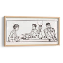 Tres personas en un comedor - Julie de Graag | Cuadro decorativo de Canvas Lab