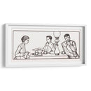 Tres personas en un comedor - Julie de Graag | Cuadro decorativo de Canvas Lab