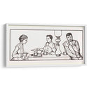 Tres personas en un comedor - Julie de Graag | Cuadro decorativo de Canvas Lab