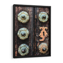 Detalle de la puerta de la Catedral de Puebla, México - mem | Cuadro decorativo de Canvas Lab