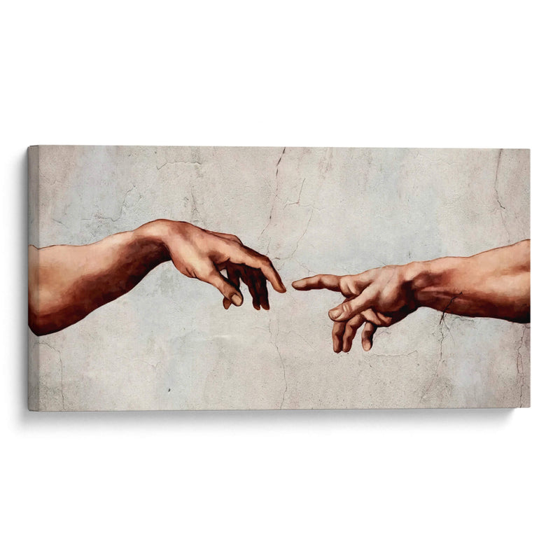 La Creación de Adán (manos) - Dav Madrid | Cuadro decorativo de Canvas Lab
