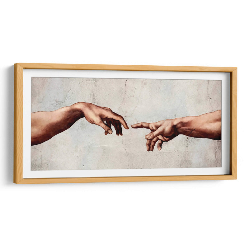 La Creación de Adán (manos) - Dav Madrid | Cuadro decorativo de Canvas Lab