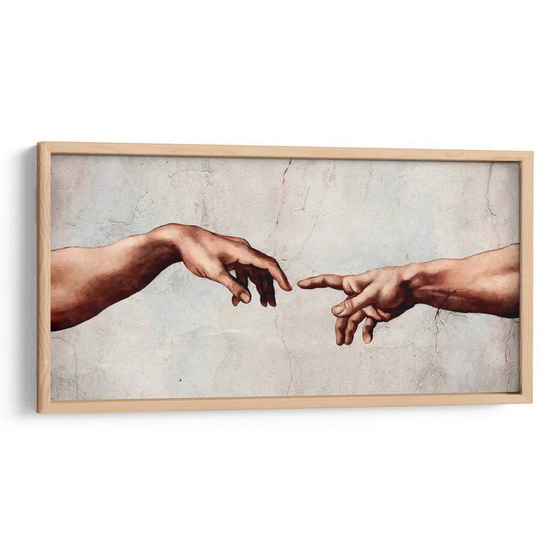 La Creación de Adán (manos) - Dav Madrid | Cuadro decorativo de Canvas Lab