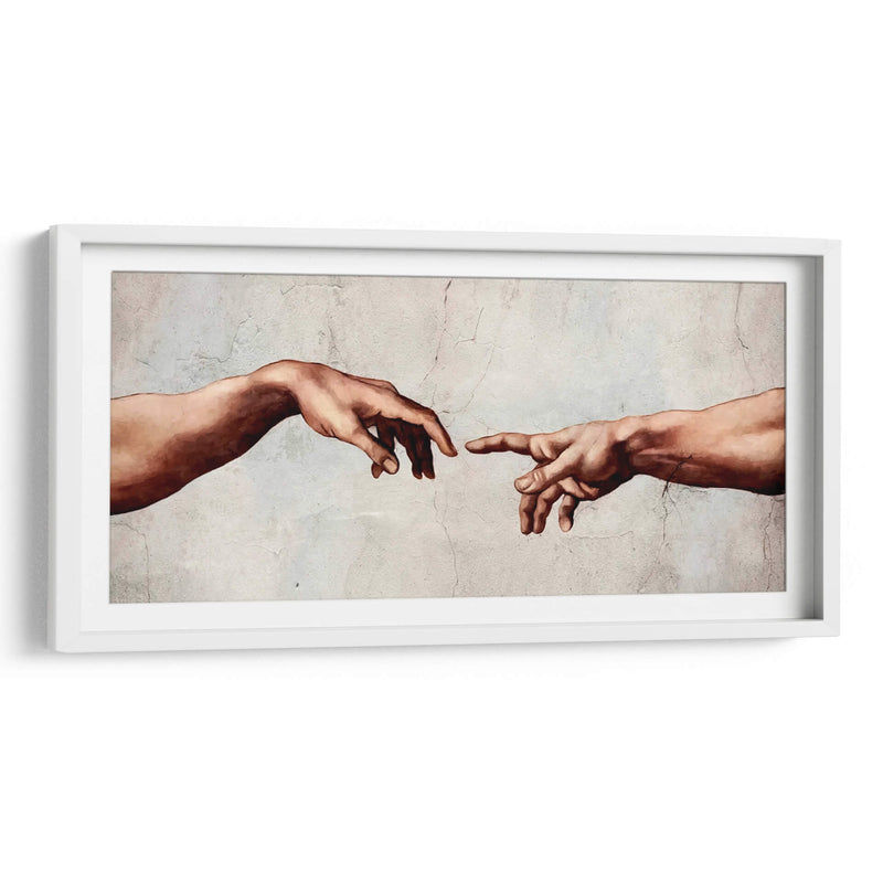 La Creación de Adán (manos) - Dav Madrid | Cuadro decorativo de Canvas Lab
