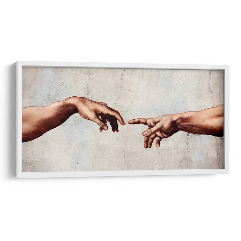 La Creación de Adán (manos) - Dav Madrid | Cuadro decorativo de Canvas Lab