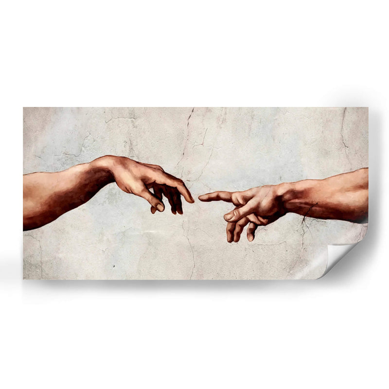 La Creación de Adán (manos) - Dav Madrid | Cuadro decorativo de Canvas Lab