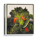 Tres babosas en un repollo - I - Julie de Graag | Cuadro decorativo de Canvas Lab