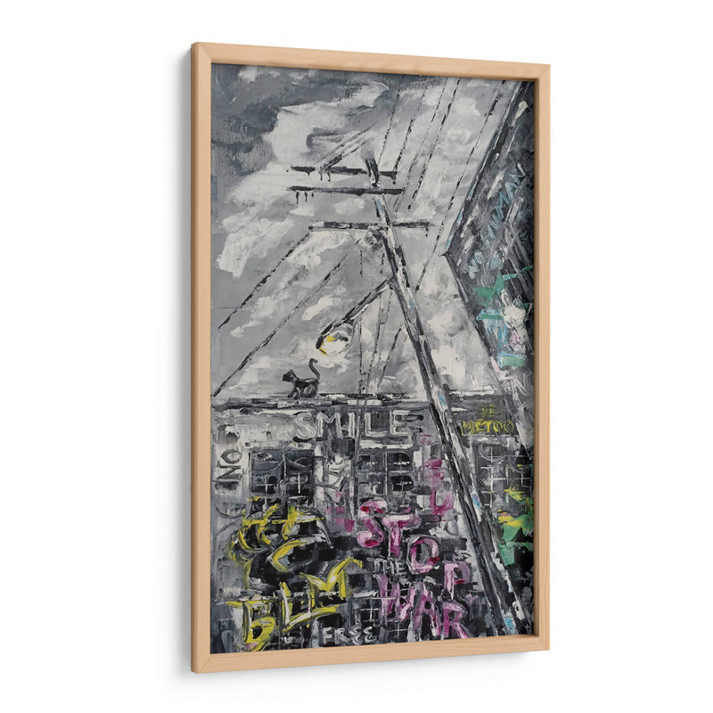 Edificio Grafiteado - Triana | Cuadro decorativo de Canvas Lab