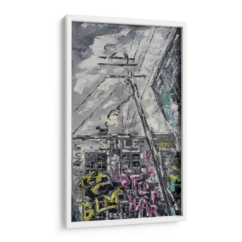 Edificio Grafiteado - Triana | Cuadro decorativo de Canvas Lab