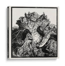 Tres babosas en un repollo - II - Julie de Graag | Cuadro decorativo de Canvas Lab