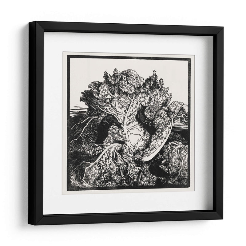 Tres babosas en un repollo - II - Julie de Graag | Cuadro decorativo de Canvas Lab