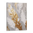 Plumas oro y blanco (señales divinas) - Dav Madrid | Cuadro decorativo de Canvas Lab