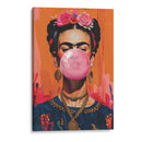 rida Kahlo Bubblegum (chicle) - Dav Madrid | Cuadro decorativo de Canvas Lab