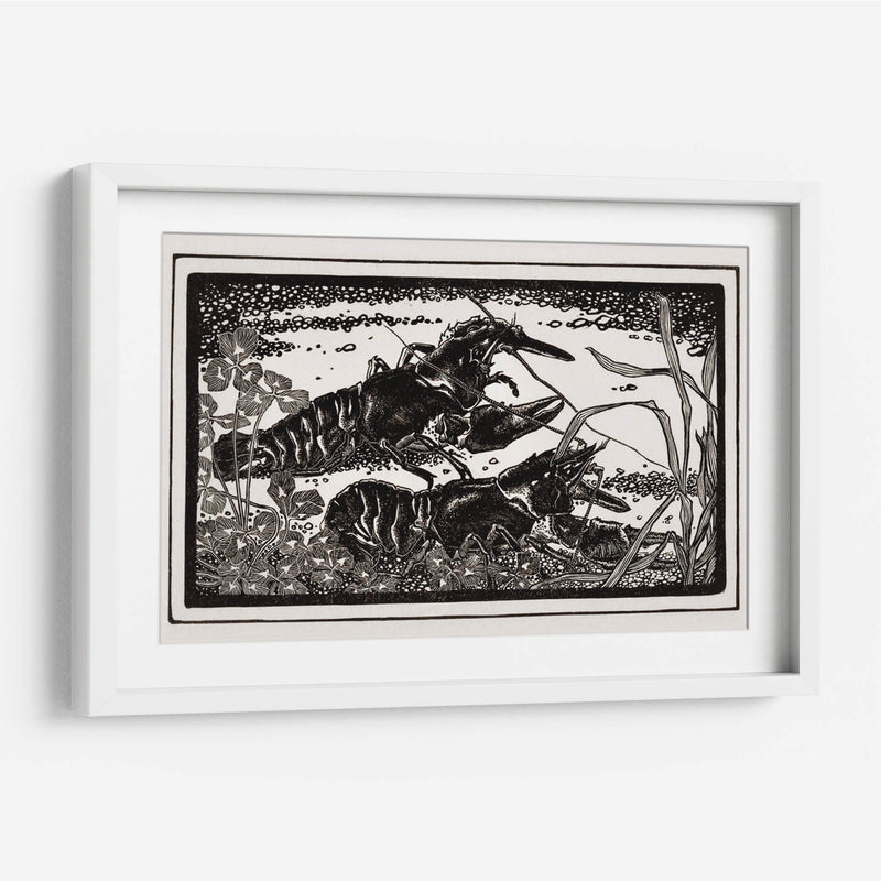 Dos cangrejos de río - Julie de Graag | Cuadro decorativo de Canvas Lab