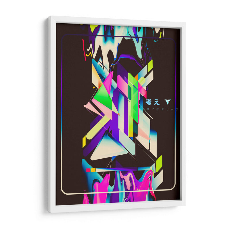 PSICODELIA - TIME - Nix | Cuadro decorativo de Canvas Lab