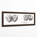 Bocetos de dos avellanas - I - Julie de Graag | Cuadro decorativo de Canvas Lab