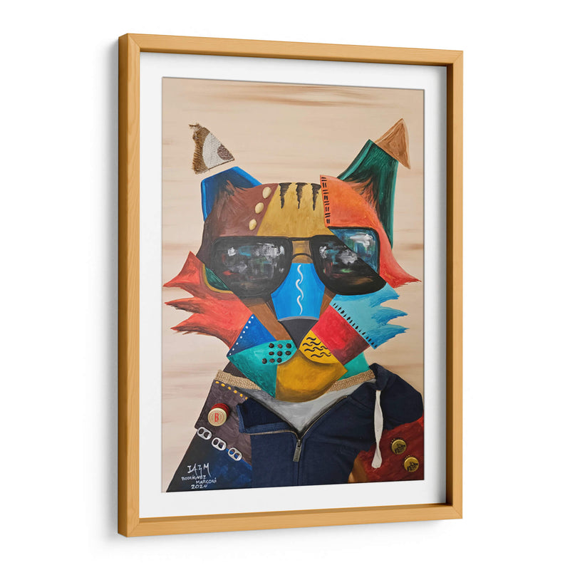 Gato Cool - Rodríguez Marconi | Cuadro decorativo de Canvas Lab