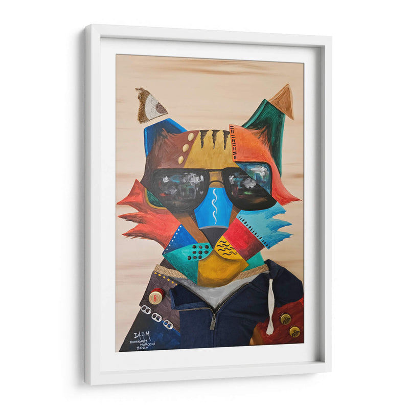 Gato Cool - Rodríguez Marconi | Cuadro decorativo de Canvas Lab