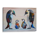Familia Pingüino - Rodríguez Marconi | Cuadro decorativo de Canvas Lab