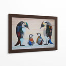 Familia Pingüino - Rodríguez Marconi | Cuadro decorativo de Canvas Lab