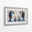 Familia Pingüino - Rodríguez Marconi | Cuadro decorativo de Canvas Lab