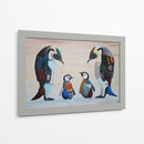 Familia Pingüino - Rodríguez Marconi | Cuadro decorativo de Canvas Lab