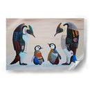 Familia Pingüino - Rodríguez Marconi | Cuadro decorativo de Canvas Lab