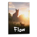 Flow en el atardecer - Paltik Arte Digital | Cuadro decorativo de Canvas Lab