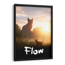 Flow en el atardecer - Paltik Arte Digital | Cuadro decorativo de Canvas Lab