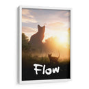 Flow en el atardecer - Paltik Arte Digital | Cuadro decorativo de Canvas Lab