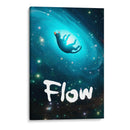 Flow y el espacio - Paltik Arte Digital | Cuadro decorativo de Canvas Lab