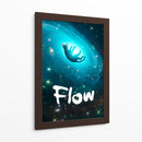 Flow y el espacio - Paltik Arte Digital | Cuadro decorativo de Canvas Lab