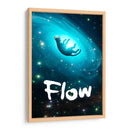 Flow y el espacio - Paltik Arte Digital | Cuadro decorativo de Canvas Lab