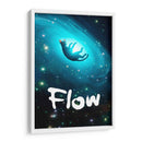 Flow y el espacio - Paltik Arte Digital | Cuadro decorativo de Canvas Lab