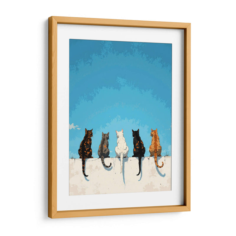 Reunión felina - Paltik Arte Digital | Cuadro decorativo de Canvas Lab