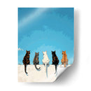 Reunión felina - Paltik Arte Digital | Cuadro decorativo de Canvas Lab