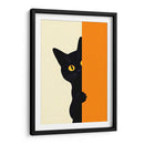 Gato curioso - Paltik Arte Digital | Cuadro decorativo de Canvas Lab