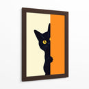 Gato curioso - Paltik Arte Digital | Cuadro decorativo de Canvas Lab