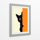 Gato curioso - Paltik Arte Digital | Cuadro decorativo de Canvas Lab